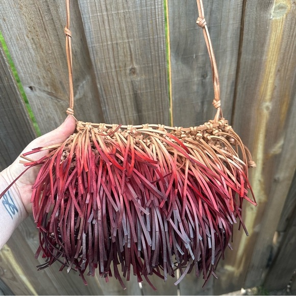 Ulla Johnson Valeria fringed leather crossbody bag Sold at revolve - Picture 4 of 11